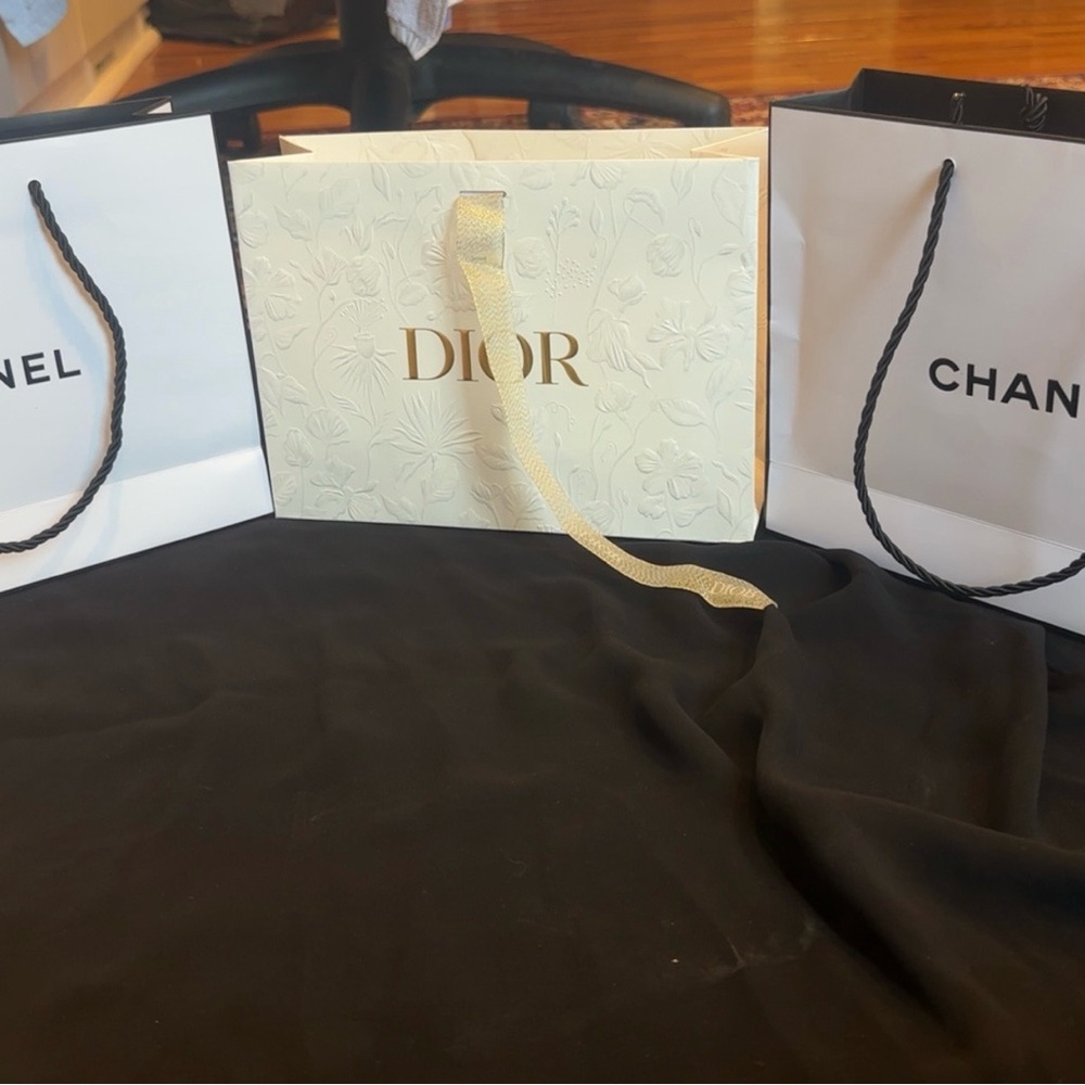 Dior Cream Bag and Chanel bag